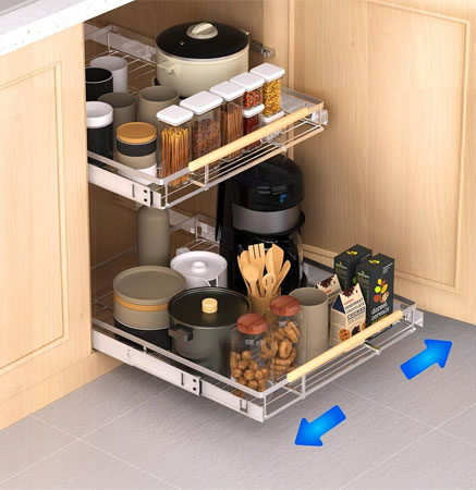 SS Kitchen Drawers and Pull Out